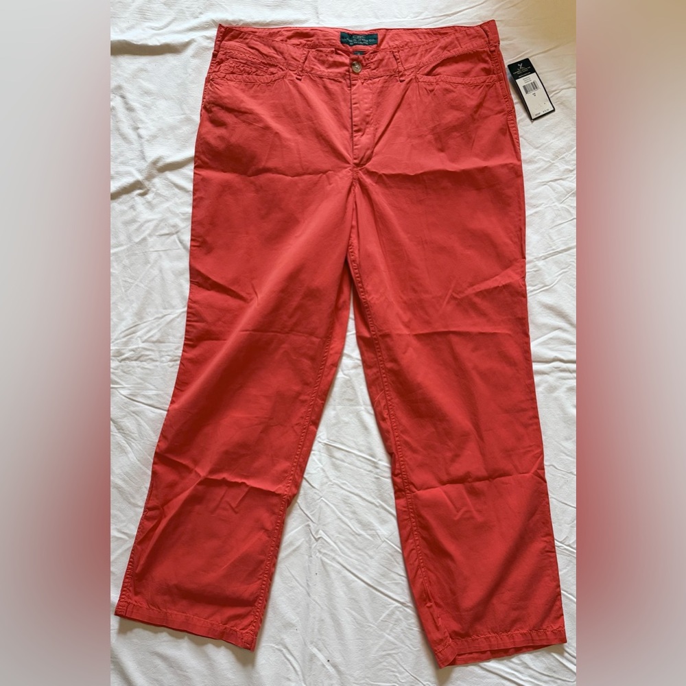 Ralph Lauren Women's Vibrant Orange Chinos